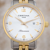 Certina DS Caimano Lady Quartz Precidrive Titanium C035.210.55.037.02