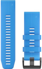 Silikónový remienok Garmin 26mm, Cyan Blue, QuickFit, 010-12741-02