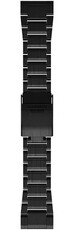 Titánový náramok Garmin 26mm (pro Garmin Fenix 8/7X/6X (51mm), Tactix aj.), čierny V2, QuickFit