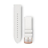 Kožený remienok Garmin 20mm (pro Venu, Venu Sq, Venu 2 plus aj.), biely V1, Quick Release