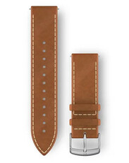 Kožený remienok Garmin 20mm (pro Venu, Venu Sq, Venu 2 Plus aj.), hnedý, Quick Release