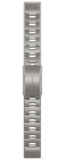 Titánový náramok Garmin 22mm, Silver, QuickFit, 010-12863-08