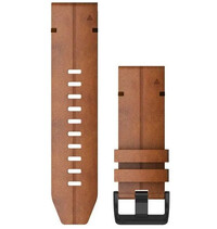 Kožený remienok Garmin 26mm (pre Garmin Fenix 8/7X/6X (51mm), Tactix aj.), hnedý, QuickFit, 010-12864-05