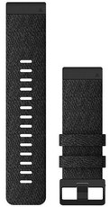 Remienok Garmin QuickFit 26mm, nylónový, tmavo šedý, čierna spona (Fenix 7X/6X/5X, Tactix aj.)