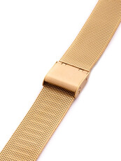 Unisex kovový zlatý náramok na hodinky AU-20