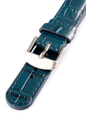 Unisex kožený modrý remienok k hodinkám W-080-F