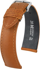 Svetlo hnedý kožený remienok Hirsch Camelgrain Pro Skin L 01009010-2