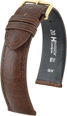 Hnedý kožený remienok Hirsch Camelgrain L 01009015-1 (Teľacina)