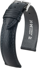 Čierny kožený remienok Hirsch Camelgrain XL 01009250-2 (Teľacina)