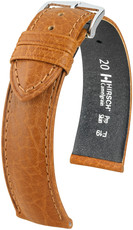 Hnedý kožený remienok Hirsch Camelgrain XL 01009210-2 (Teľacina)