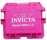 Kufr Invicta na 3ks hodinek růžový Specal Edition 1.0 (DC3PINKSE)