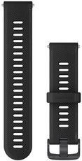 Silikónový remienok Garmin 22mm (pre Forerunner 745), Black, Quick Fit, 010-11251-9B