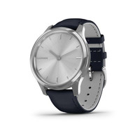 Garmin Vívomove 3 Luxe, Silver/Blue Leather Band