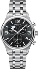 Certina DS-8 Quartz Moon Phase Chronograph COSC Chronometer C033.460.11.057.00