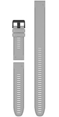 Silikónový remienok Garmin 26mm (pro Garmin Fenix 8/7X/6X (51mm), Tactix aj.), šedý, QuickFit, + predĺžená časť