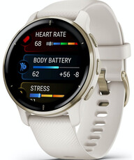 Garmin Venu 2 Plus Cream Gold/White Band