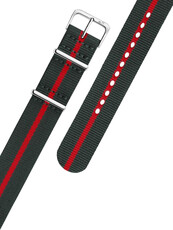 Červeno šedý textilný remienok Morellato Band 3972A74.807 M