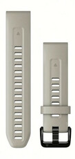 Silikónový remienok Garmin 20mm (pro Garmin Fenix 8/7S/6S (43mm), aj.), biely, QuickFit