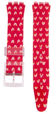 Plastový remienok Ricardo 17mm (pro Swatch), farebný C13