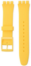Silikónový remienok Ricardo 17mm (pre Swatch), žltý