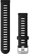Silikónový remienok Garmin 18mm, Black, Quick Release, 010-11251-3E
