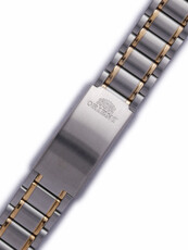 Oceľový náramok Orient KCDQBS0 20mm (pre model FEU00), bicolor
