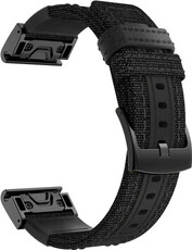 Nylonový popruh Ricardo 26mm (pro Garmin Fenix 8/7X/6X (51mm), Tactix aj.), čierny, QuickFit