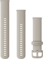 Silikónový remienok Garmin 20mm, French grey, Quick Release, + predĺžená časť, 010-13021-07