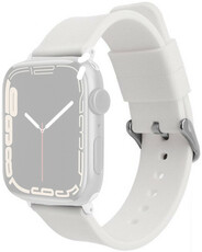Silikónový remienok Ricardo (pro Apple Watch 38/40/41mm), biely V1