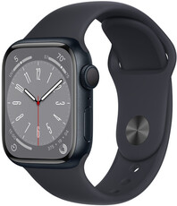 Apple Watch Series 8, GPS, 45mm Puzdro z temne atramentového hliníka, športový remienok