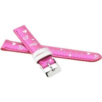 Koženkový remienok JVD RJ7117.5 14mm, ružový, detský