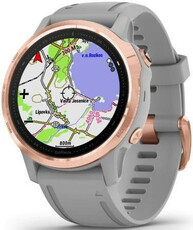 Garmin Fenix 6S PRO Sapphire, RoseGold/Gray Band (MAP/Music) (II. Akosť)