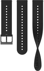 Silikónový remienok Suunto 22mm (pro Suunto 5 Peak, 9 Peak, Pro), čierny, Quick Release, veľkosť S+M