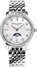 Frederique Constant Slimline Lady Quartz Moonphase FC-206MPWD1SD6B