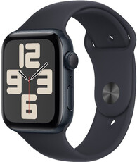 Apple Watch SE (2023) GPS 40mm temne atramentové hliníkové púzdro s temne atramentovým športovým remienkom - M/L