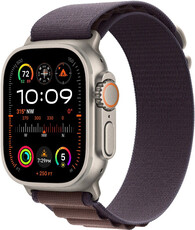 Apple Watch Ultra 2 GPS + Cellular, 49mm titánové puzdro s indigovým alpským ťahom - S