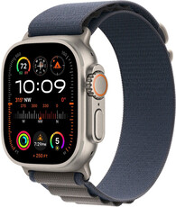 Apple Watch Ultra 2 GPS + Cellular, 49mm titánové puzdro s modrým alpským ťahom - S