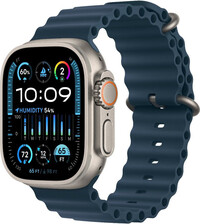 Apple Watch Ultra 2 GPS + Cellular, 49mm titánové puzdro s modrým oceánskym remienkom
