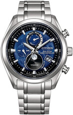 Citizen Športový Eco-Drive Rádiom riadený Tsuki-yomi Moonphase Super Titanium BY1010-81L