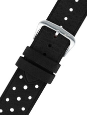 Kožený remienok Morellato 5807B71.019 M, čierny, recyklovaný materiál