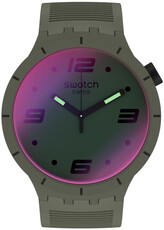 Hodinky Swatch Futuristic Green SO27M105