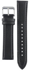 Čierny kožený remienok Orient UL037012J0, strieborná pracka (pre model RA-KV03)