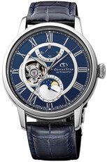 Kožený remienok Orient Star UL001012J9 (pro RE-AM00, RE-HH00), modrý