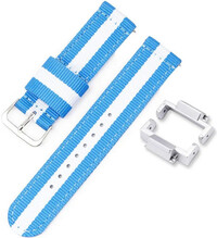 Textilný remienok Ricardo 16mm (pro Casio G-Shock GA-2100/GA-2110, DW-5600, GW-6900), modrý, NATO, + adaptér