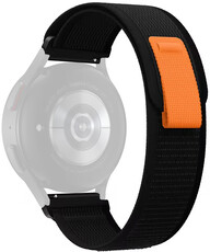 Nylonový remienok Ricardo Carezza 22mm, Black/Gray, Quick Release