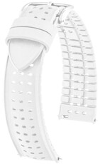 Kaučukový remienok Hirsch NYAD M 0920099100-2, biely, prírodný kaučuk, dĺžka M, Quick Release