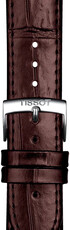 Kožený remienok Tissot T852.043.013 20mm, hnedý, Quick Release