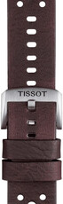 Kožený remienok Tissot T852.046.777 22mm, hnedý, Quick Release