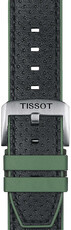 Kožený remienok Tissot T852.046.787 22mm, čierny, Quick Release