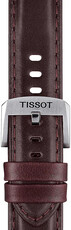Kožený remienok Tissot T852.046.836 20mm, hnedý, Quick Release